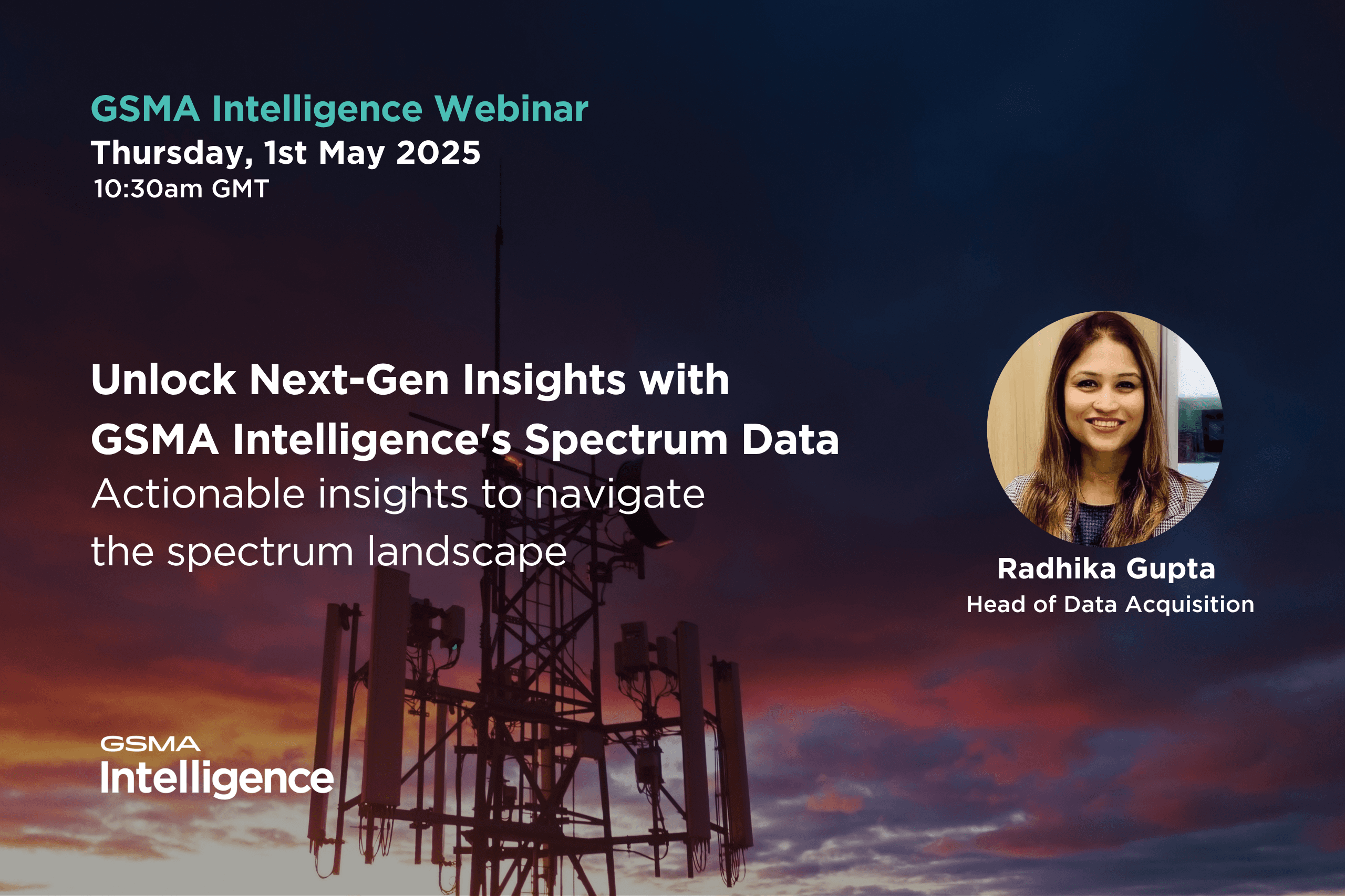 Unlock next-gen insights with GSMA Intelligence's Spectrum data | On demand webinar slides