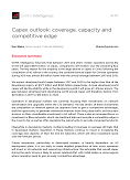 Capex outlook: coverage, capacity and competitive edge