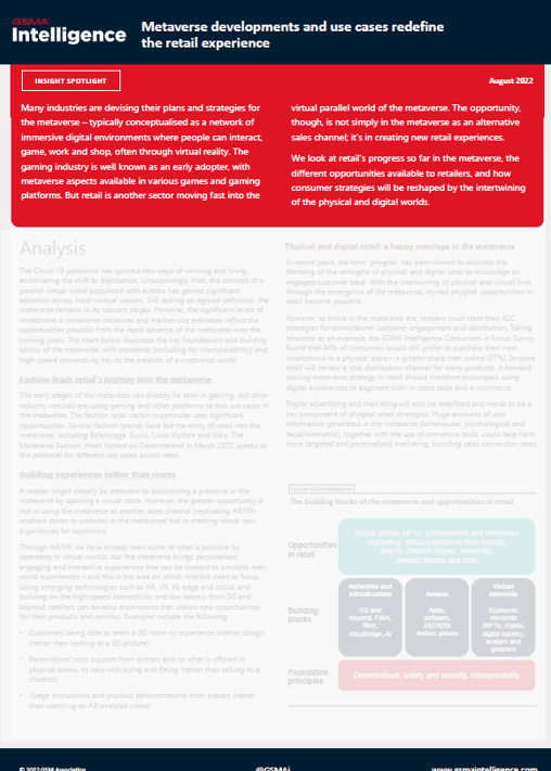 Metaverse developments and use cases redefine the retail experience