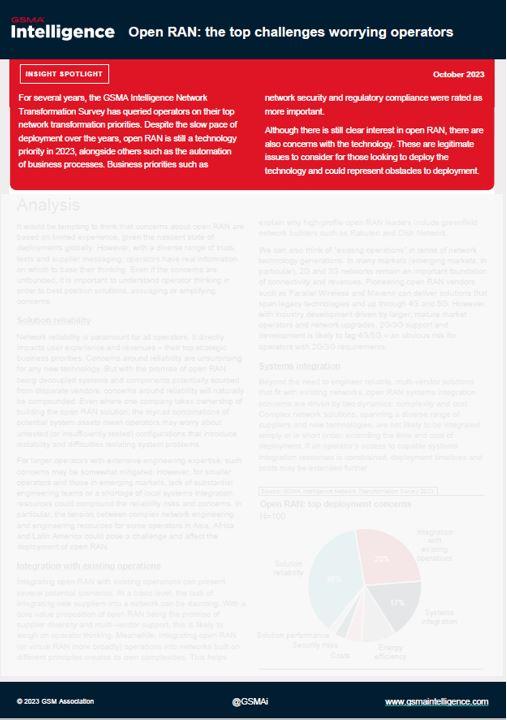 Open RAN: the top challenges worrying operators