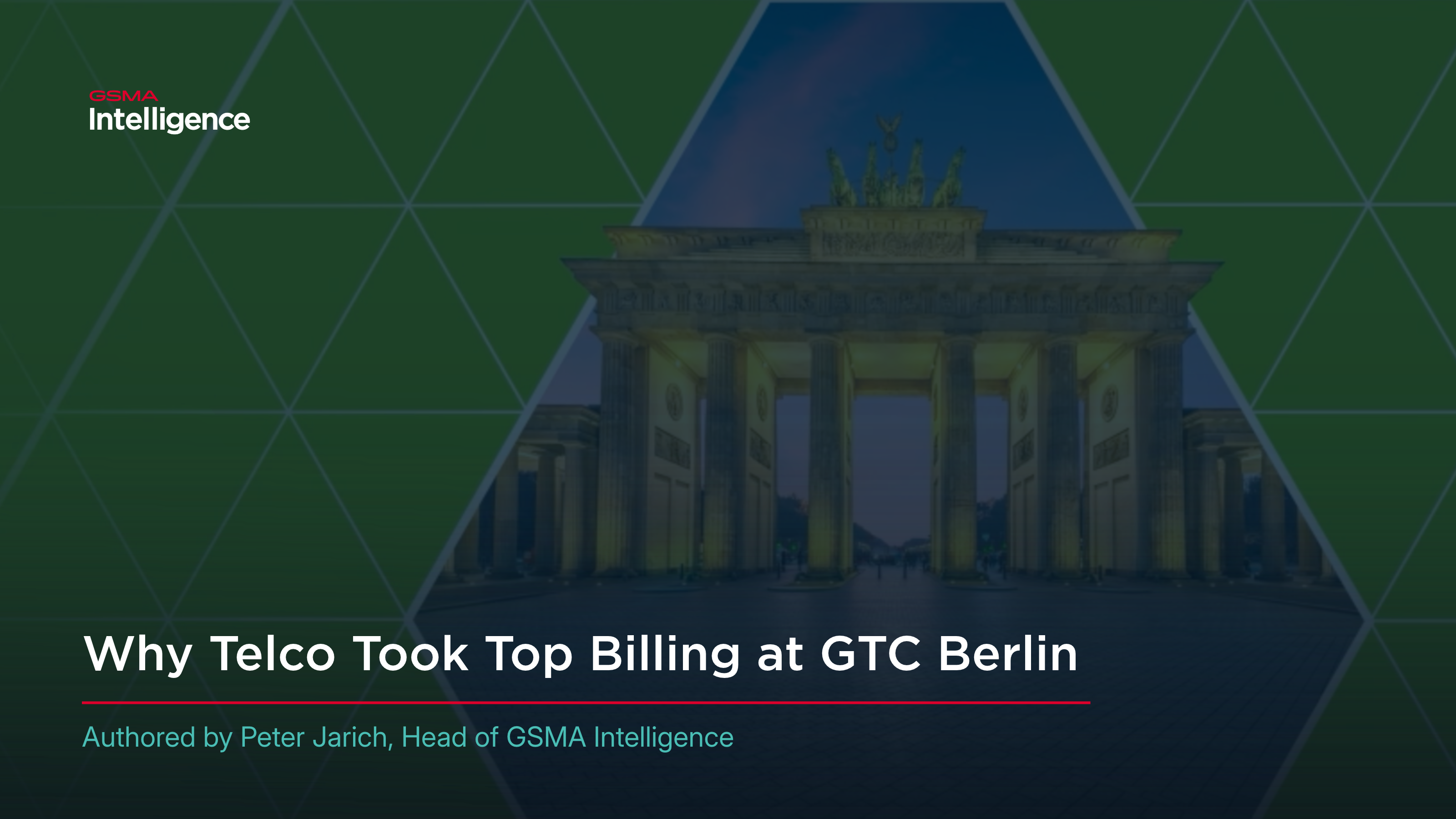 Why Telco Took Top Billing at GTC Berlin