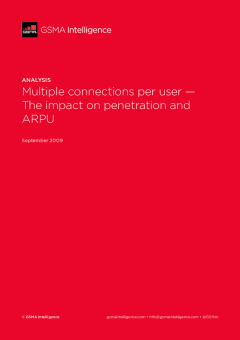 Multiple connections per user: The impact on penetration and ARPU - Multiple connections per user distorts real penetration and ARPU
