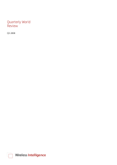 Quarterly World Review: Q3 2008