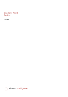 Quarterly World Review: Q2 2009