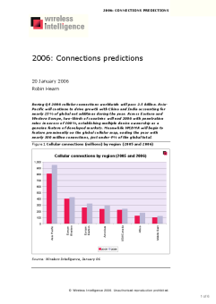 2006 connections predictions