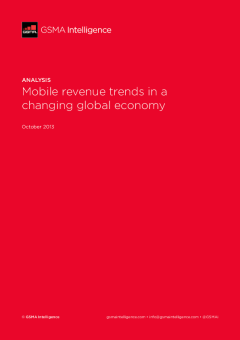 Mobile revenue trends in a changing global economy