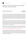 Reliance Jio’s entry changes landscape of India’s mobile market