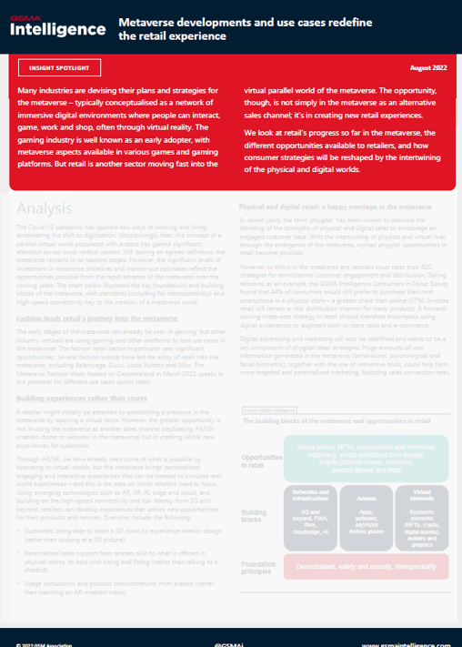 Metaverse developments and use cases redefine the retail experience